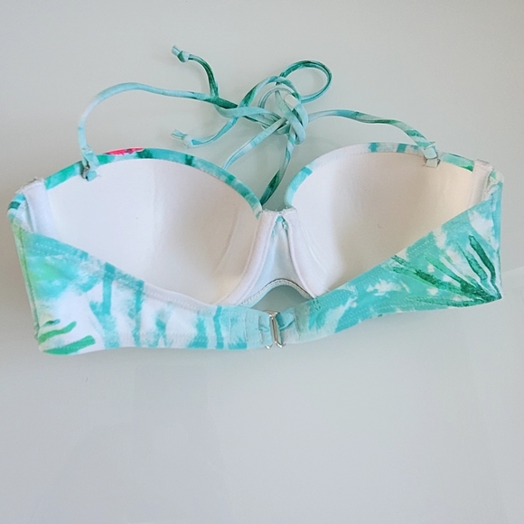 Turquoise Bustier Bikini Top - Size S - Picture 4 of 4